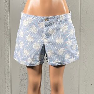 *Khakis by GAP Women’s Palm Tree Print Cuffed Shorts Sz 12